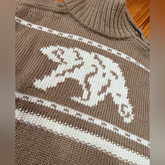 Dale of Norway Isbjorn Unisex Sweater - Tan/Cream - Picture 9 of 12